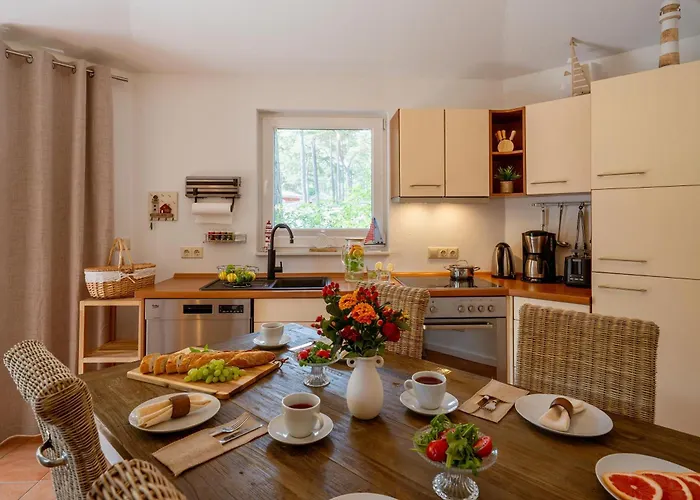 Tipi 365 - Strandnahes Ferienhaeuschen Mit Terrasse Und Kostenfreier Nutzung Des Ahoi!-schwimmbades In Sellin Tatil Evi *